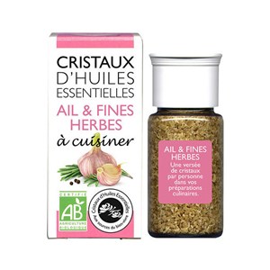 Cristaux d'huiles essentielles ail