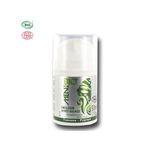 Emulsion après rasage réparatrice bio