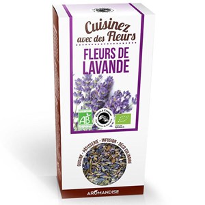 Fleurs de lavande bio - fleurs à croquer