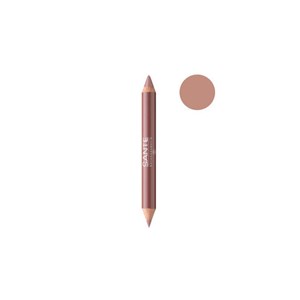 Crayon duo contour des lèvres nude look