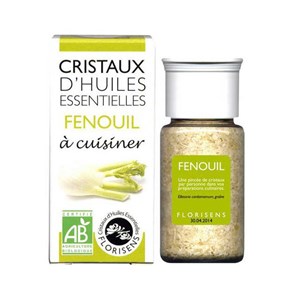 Cristaux d'huiles essentielles fenouil