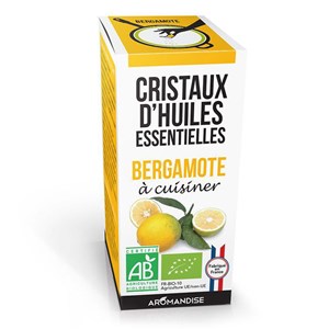 Cristaux d'huiles essentielles bergamote