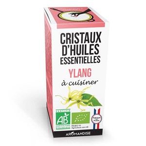 Cristaux d'huiles essentielles ylang bio