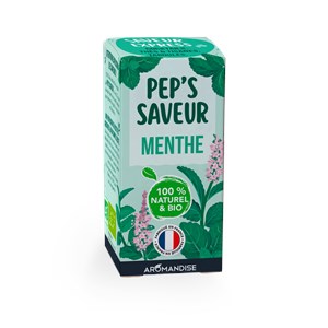 Cristaux d'huiles essentielles menthe