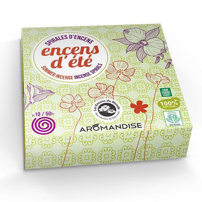 Spirales encens d'été anti-moustiques
