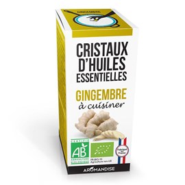 Cristaux d'huiles essentielles gingembre