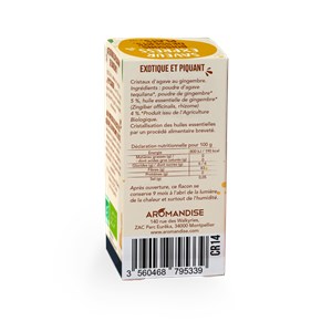 Cristaux d'huiles essentielles gingembre
