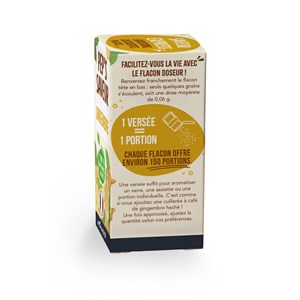 Cristaux d'huiles essentielles gingembre