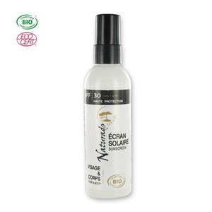 Crème solaire bio indice 30