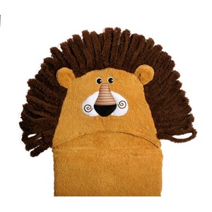 Serviette de bain enfant - léo le lion