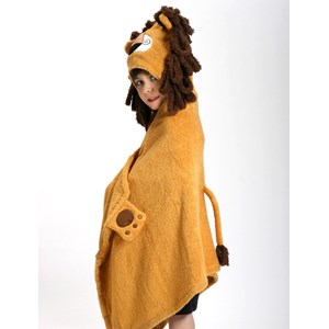 Serviette de bain enfant - léo le lion