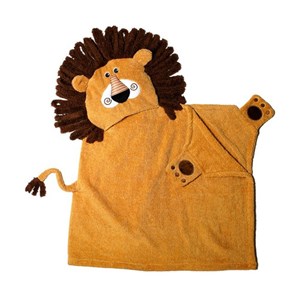 Serviette de bain enfant - léo le lion
