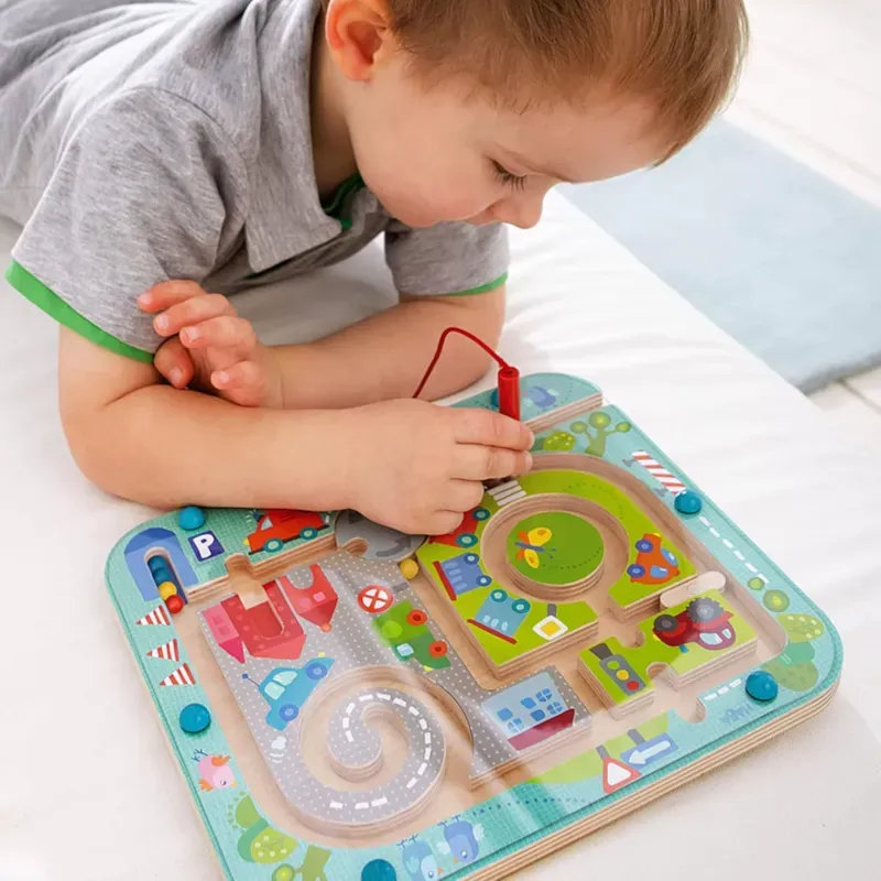 Jeu magnétique ville labyrinthe (Haba) - Image 3