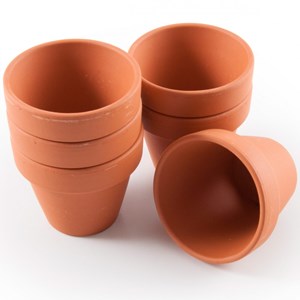 30 pots en terre cuite 6 cm