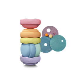 Grimms x stapelstein® set pastel