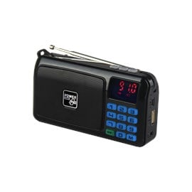 Radio lampe torche mp3 - panneau solaire