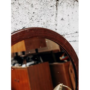 Igor, le miroir rond en bois n°543