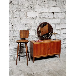 Igor, le miroir rond en bois n°543