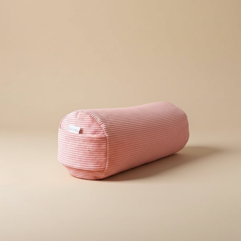 Bolster - coussin de yoga rose poudré