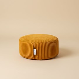 Zafu - coussin méditation jaune safran