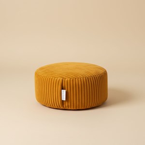 Zafu - coussin méditation jaune safran