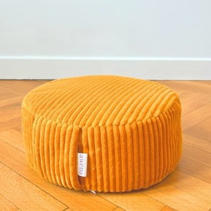 Zafu - coussin méditation jaune safran