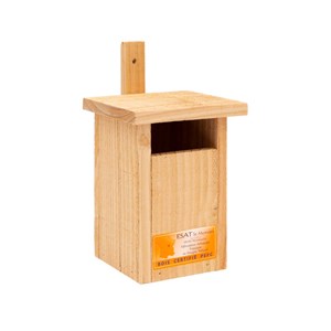 Nichoir semi-ouvert pour bergeronnettes,