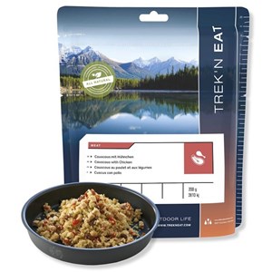Repas lyophilisé trek'n eat couscous au poulet et aux légumes