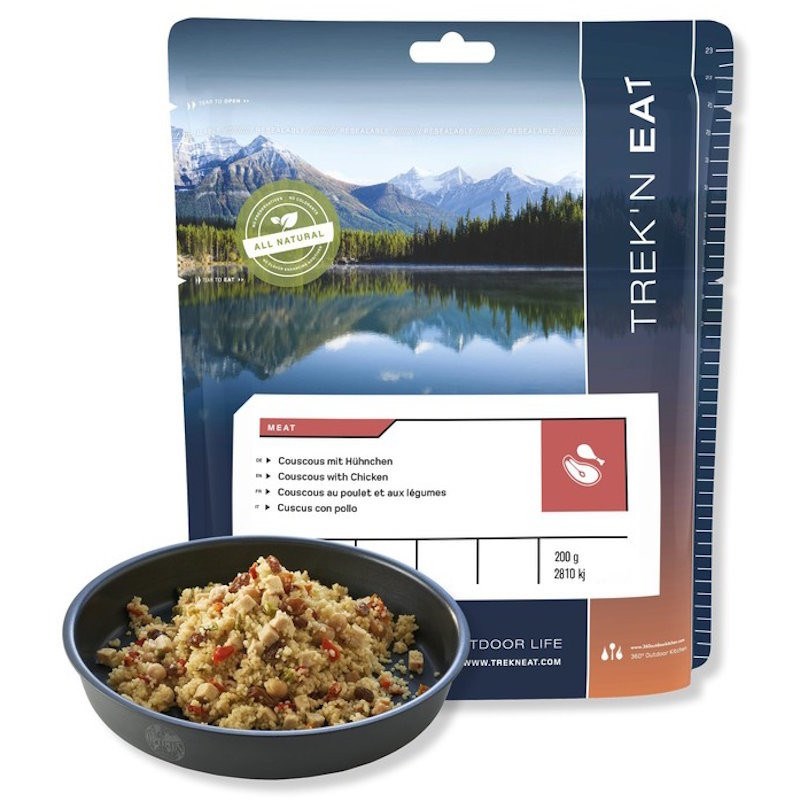 Repas lyophilisé trek'n eat couscous au