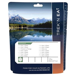 Repas lyophilisé trek'n eat macaroni au fromage mac'n cheese