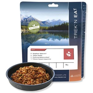 Repas lyophilisé trek'n eat risotto des balkans au bœuf