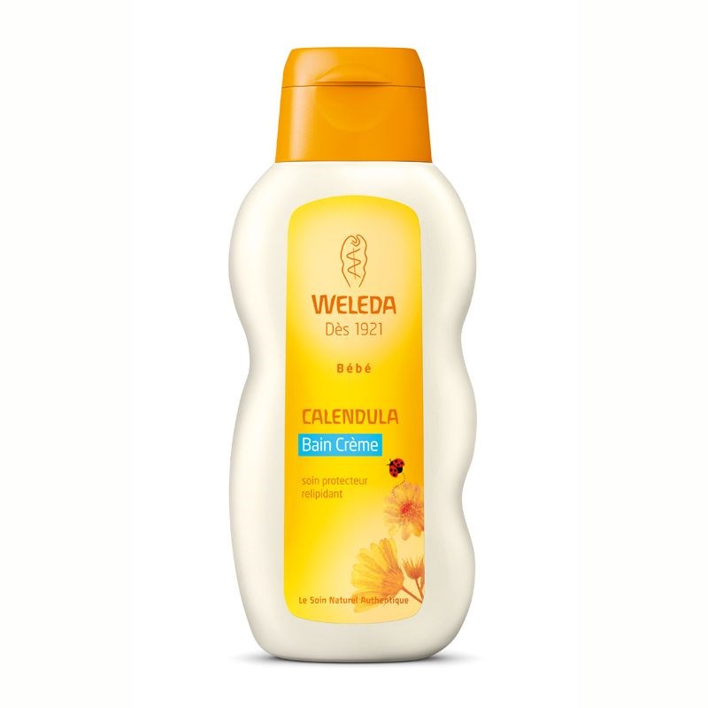 Bain crème bébé au calendula weleda