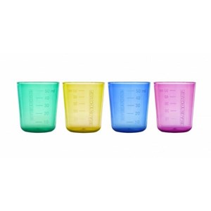 Lot de 4 mini-tasses graduées babycup