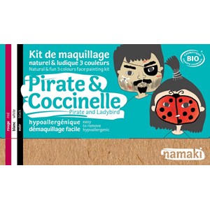 Kit de maquillage 3 couleurs pirate et c