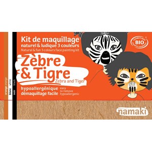 Kit de maquillage 3 couleurs zèbre et ti