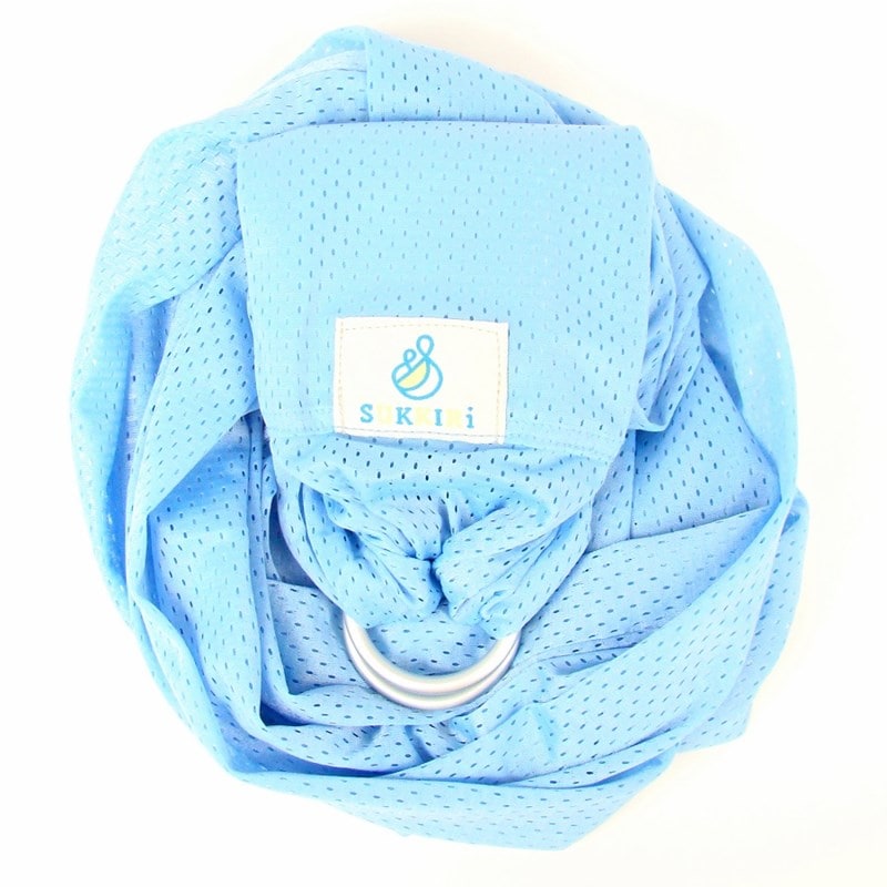 Lucky france - Porte-bébé sling sukkiri bleu ciel