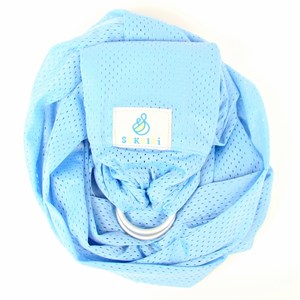 Porte-bébé sling sukkiri bleu ciel