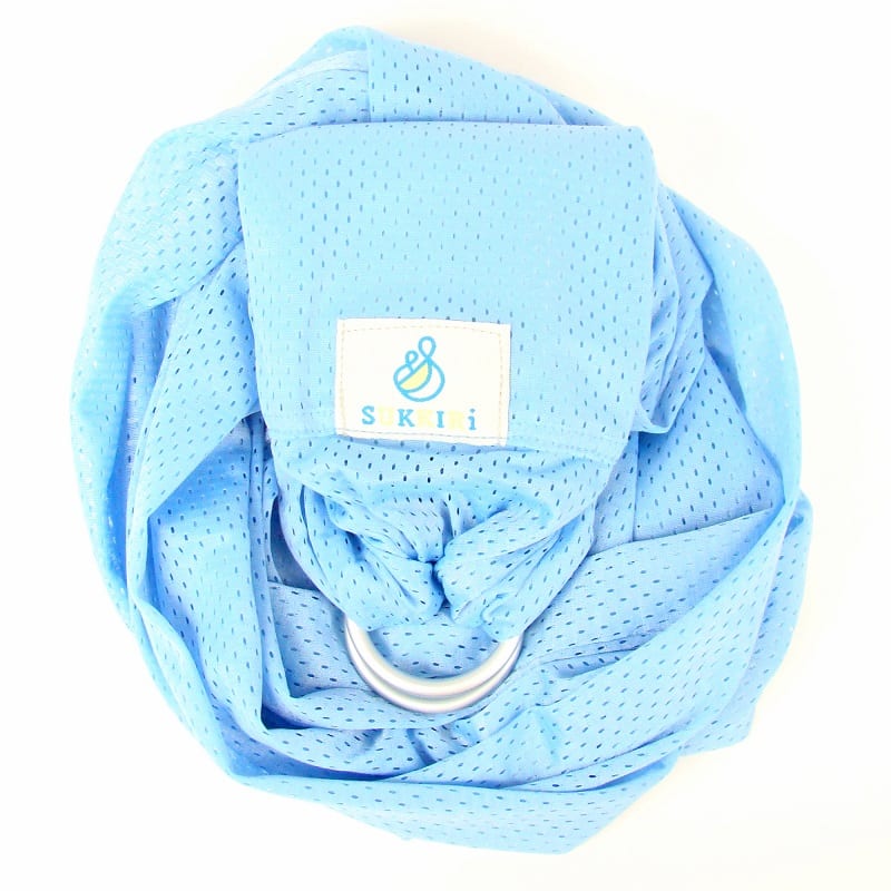 Porte-bébé sling sukkiri bleu ciel (Lucky France) - Image 1