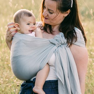 Porte-bébé sling sukkiri gris