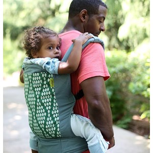 Porte bébé boba 4g coton bio verde