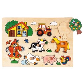 Puzzle à boutons animaux de la ferme gok