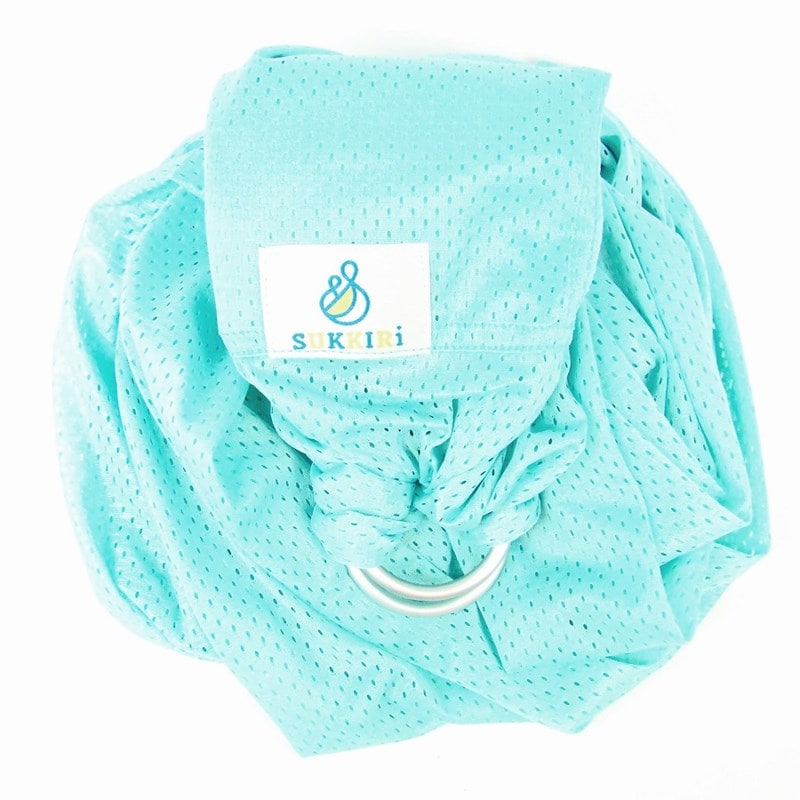 Porte-bébé sling sukkiri menthe