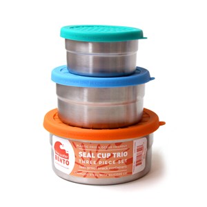 Lunch box seal cup trio - ecolunchbox
