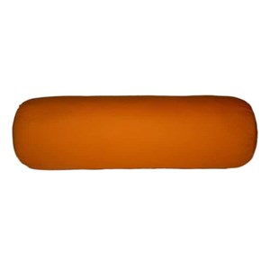 Orange bolster deals pillow