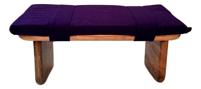 Banc de méditation shoggi avec coussin