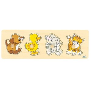 Puzzle à boutons bébés animaux goki