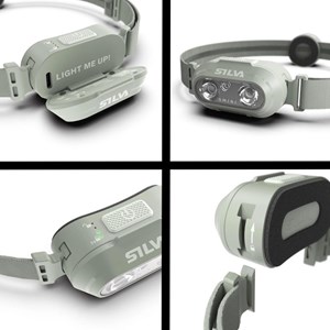 Lampe frontale silva smini vert menthe