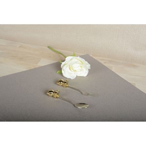 Cuillère et fourchette ourson - lot de 2