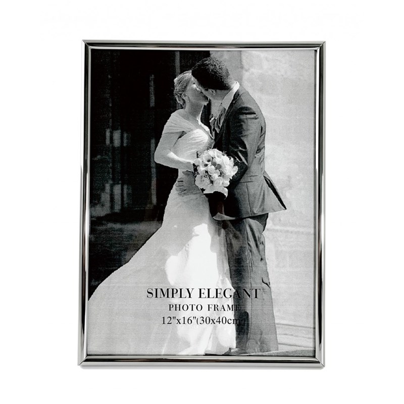 Cadre chrome 30x40cm argent