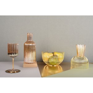 Carafe dorée 10.5x25.5cm